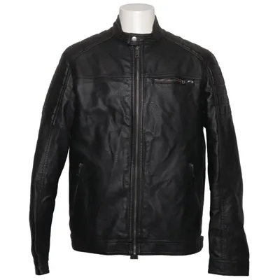 Jacket (Black) from Jack & Jones Polyester, Polyurethane