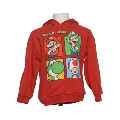 Hoodie (Red, Multicolored) from Super Mario Cotton, Polyester