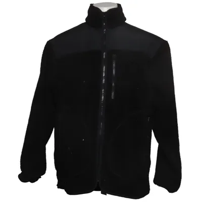 Fleece jacket (Black, Gray) from H&M Polyamide, Polyester