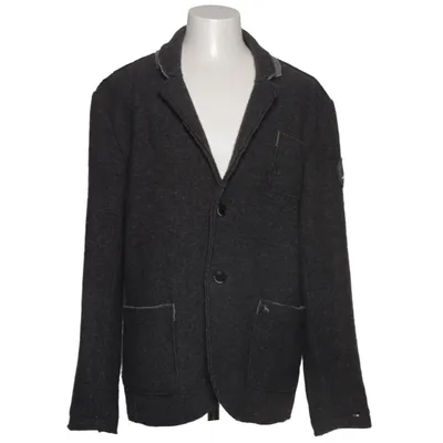 Blazer (Gray) from Emilio Adani Polyamide, Wool