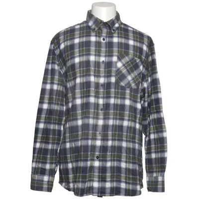 Flannel shirt (Blue, Green, White) from Portonova Cotton