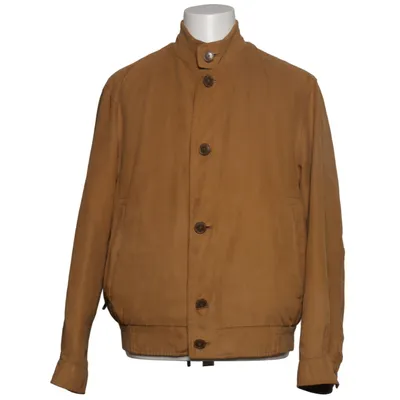 Jacket (Brown) from Pierre Cardin Acetate, Polyester, Viscose
