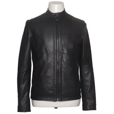 Jacket (Black) from Zara Man Polyester, Polyurethane