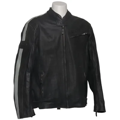 Motorcycle jacket (Black, Gray) from Held Cotton, Leather