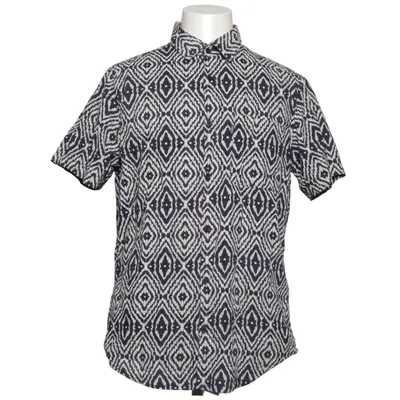 Short sleeve shirt (Blue, White) from Outrage Cotton