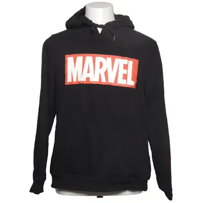 Huvtröja (Svart) från Marvel Bomull, Polyester