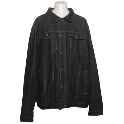 Denimjakke (Grå) fra Men + Bomuld, Polyester
