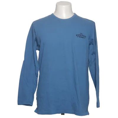 Lange mouwen shirt (Blauw) van Man Katoen