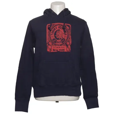 Capuchon sweater (Blauw, Rood) van Tommy Hilfiger Denim Katoen