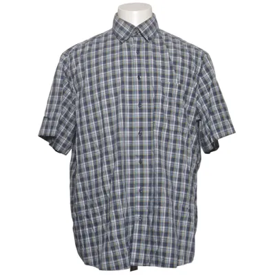 Chemise à manches courtes (Bleu, Blanc, Vert) de Eterna Coton