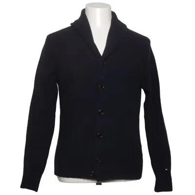 Cardigan (Blue) from Tommy Hilfiger Elastane, Polyamide, Wool