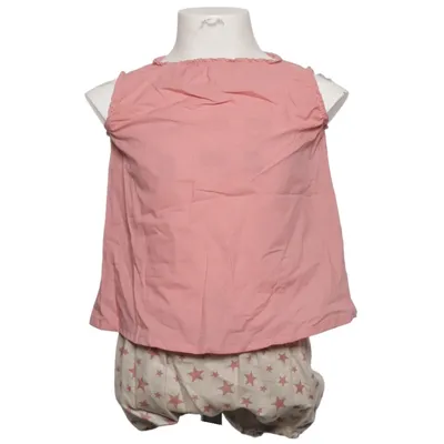 Set (Pink, Beige) from Opililai Cotton, Linen