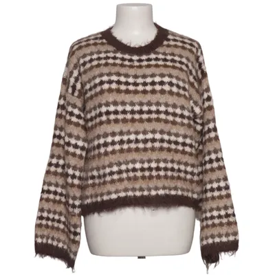 Trui (Bruin, Beige) van Musy Muse Elastaan, Polyamide, Wol
