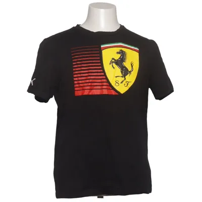 T-shirt (Sort) fra Puma x Ferrari Bomuld