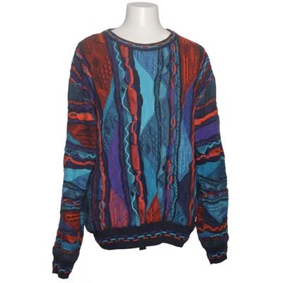 Pull-over (Bleu, Orange, Multicolore) de Carlo Colucci Acrylique, Coton, Polyamide