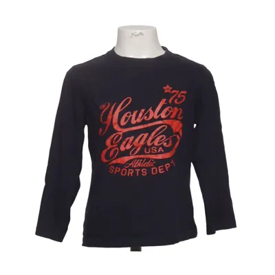 T-shirt à manches longues (Bleu, Rouge) de Rebel by Primark Coton