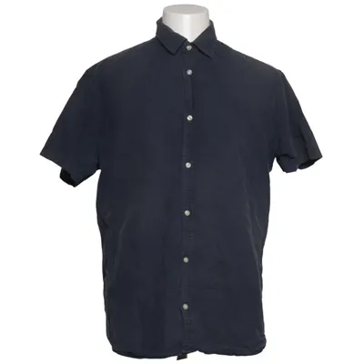 Korte mouwen shirt (Blauw) van Jack & Jones Katoen, Linnen