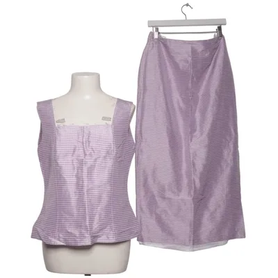 Ensemble (Violet, Blanc) de La Rochelle Acétate, Soie