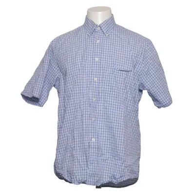 Short sleeve shirt (Blue, White) from McEarl Cotton