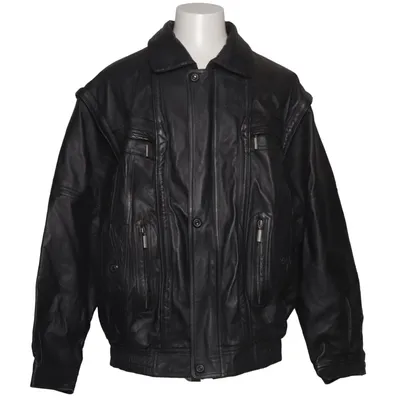 Läderjacka (Svart) från Canda C&A Skinn, Polyester