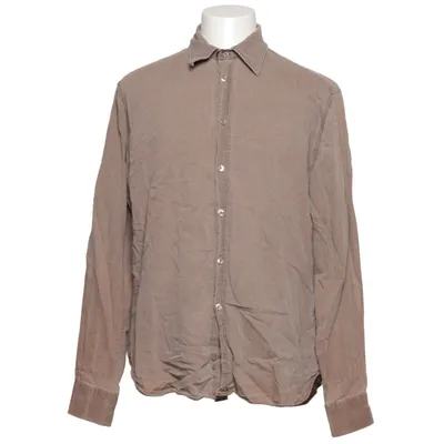 Shirt (Brown) from Zara Man Basic Cotton