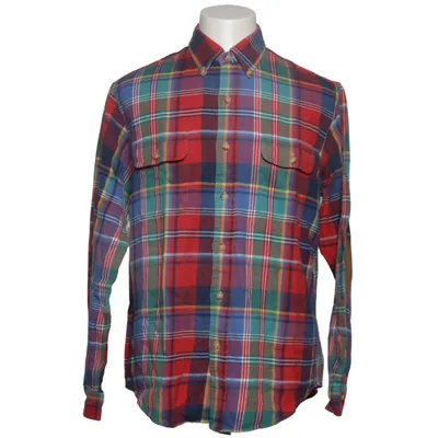 Flannel skjorte (Rød, Blå, Grøn, Gul, Lilla) fra Polo Ralph Lauren Bomuld