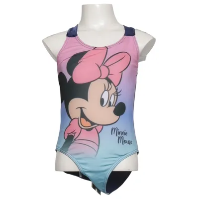 Badedragt (Blå, Pink, Flerfarvet) fra Disney Minnie Mouse Elastan, Polyester