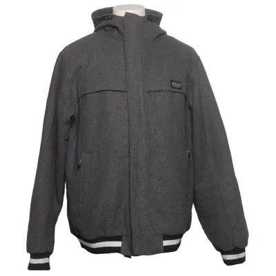 Bomber jacket (Gray) from Chico Polyester, Wool