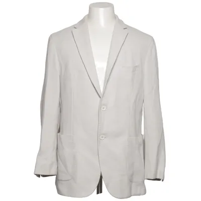 Blazer (Gray) from Boggi Milano Cotton, Viscose
