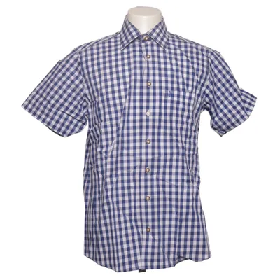 Chemise à manches courtes (Bleu, Blanc) de Wild & Wald