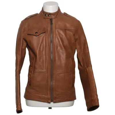Leren jack (Bruin) van Hugo Boss