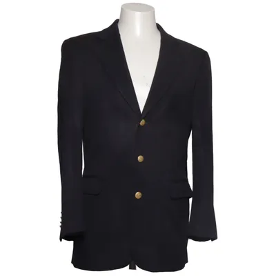 Blazer (Black) from Jodhpur Viscose, Wool