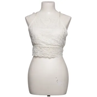 Crop top (White) from Bodyflirt Elastane, Polyamide