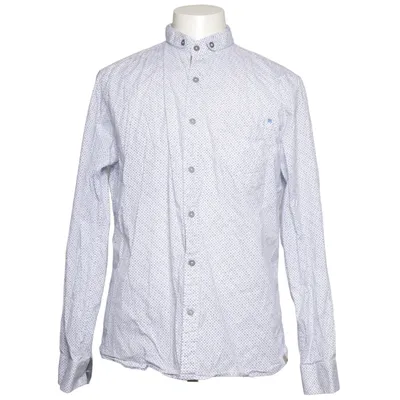 Shirt (Blauw, Wit) van No Excess Katoen, Elastaan