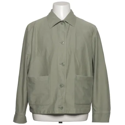 Överskjorta (Grön) från Uniqlo Bomull, Elastan, Återvunnen polyester