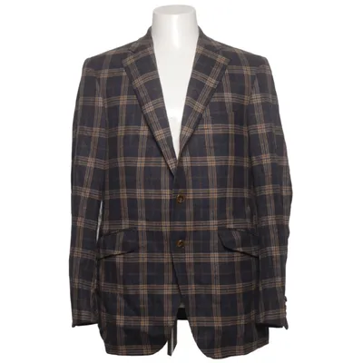 Kavaj (Blå, Beige) från Scabal Kashmir, Kupro, Viskos, Ull