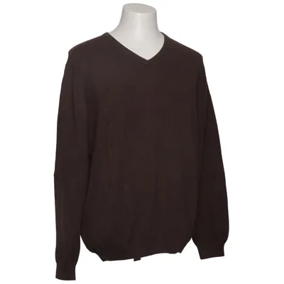 Pullover (Brown) from Strokesman's Cashmere, Cotton