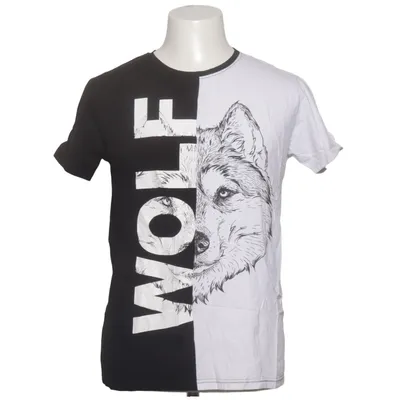 T-shirt (Black, White) from Playback Cotton, Elastane