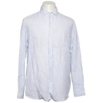 Hemd (Blau, Weiß) von Massimo Dutti Leinen