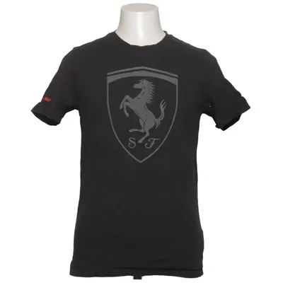 T-shirt (Sort) fra Puma x Ferrari Bomuld