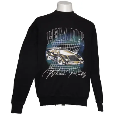 Collegetröja (Svart, Flerfärgad) från Pegador Bomull, Polyester