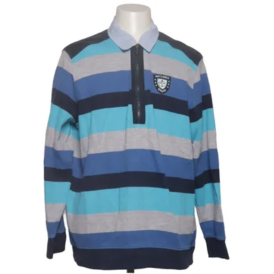 Rugby shirt (Blauw, Grijs, Meerkleurig) van Man's World Katoen, Polyester, Viscose