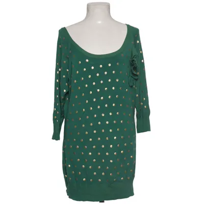 Pull-over (Vert, Or) de Saopaulo Élasthane, Polyamide, Viscose