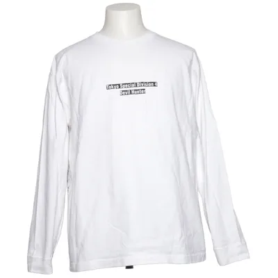 Langærmet t-shirt (Hvid) fra Uniqlo x UT Bomuld, Polyester