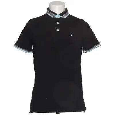 Polo shirt (Black) from Jack & Jones Organic cotton