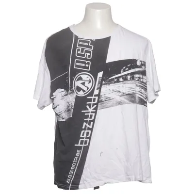 T-shirt (Zwart, Wit) van URBNDIST Katoen