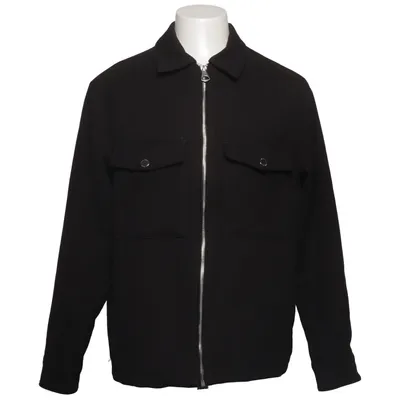Jacke (Schwarz) von H&M Man Elasthan, Polyester, Viskose