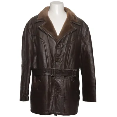 Veste en peau de mouton retournée (Marron) de Extra