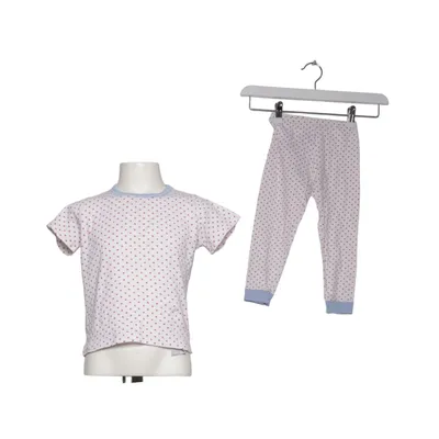 Pajamas (White, Red) from Petit Bateau Cotton