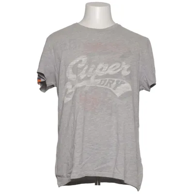 T-shirt (Gray) from Superdry Cotton, Polyester